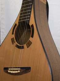 Guitare folk 7 cordes en forme de cistre - Photo #5