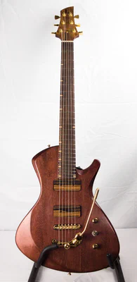 Guitare électrique, modèle SC6 Copper Red Tremolo - Photo #0