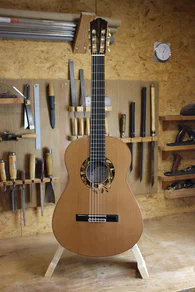 Guitare classique 60 : padouk et cèdre - Photo #13